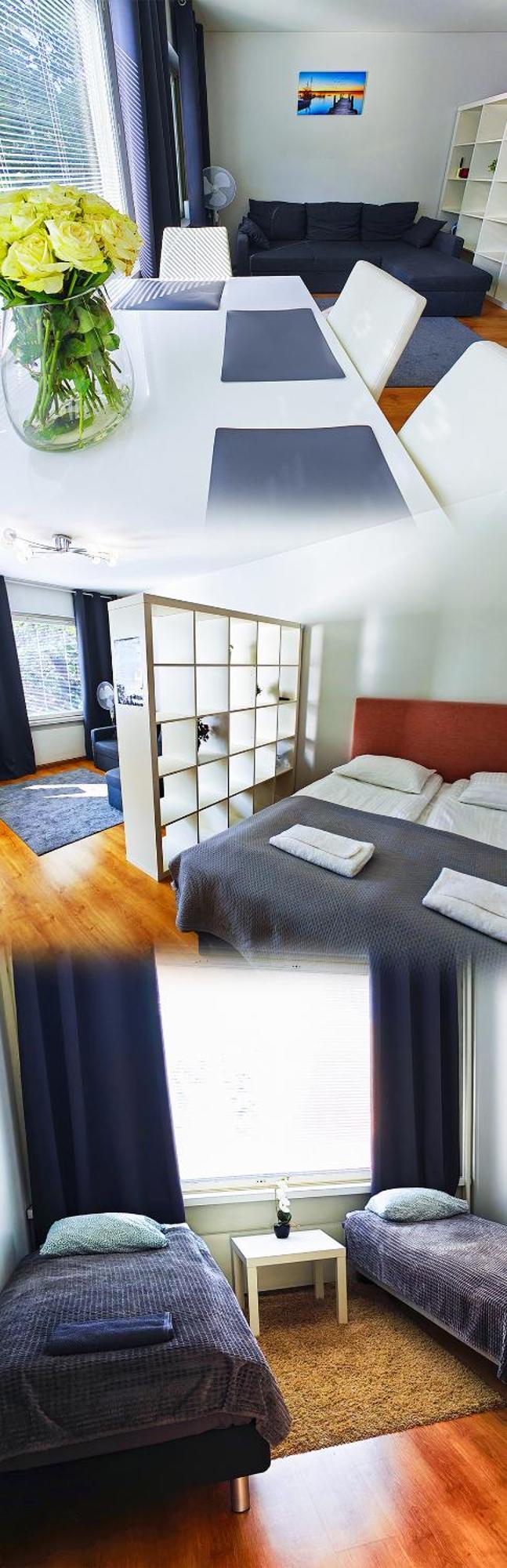 3-Room Apartment In Oulu Center, Parking エクステリア 写真